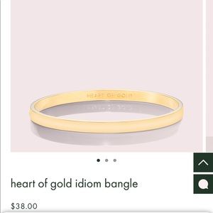 Kate Spade “Heart of Gold” Bangle